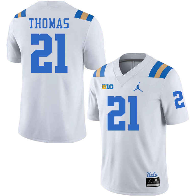 Jaivian Thomas UCLA Jersey,UCLA Bruins #21 Jaivian Thomas Jersey Youth College Football Uniforms-Whi Jaivian Thomas UCLA Jersey,UCLA Bruins #21 Jaivian Thomas Jersey Youth College Football Uniforms-Whi